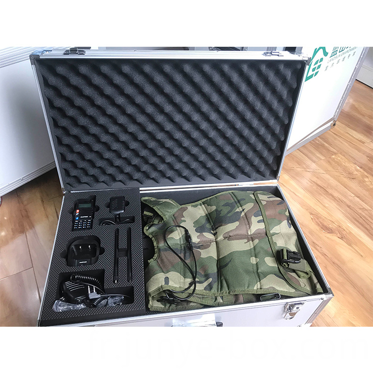 Boîtier en alliage d'aluminium avec plateau Aluminum Alloy Case with Tray